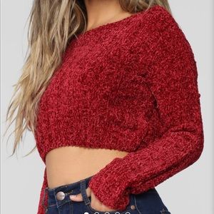 Fashion nova cropped sweater